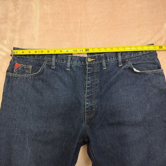 Walls flame resistant FR workwear Size 48x30 ATPV 24.2 blue denim men jeans 2HRC - Picture 10 of 15